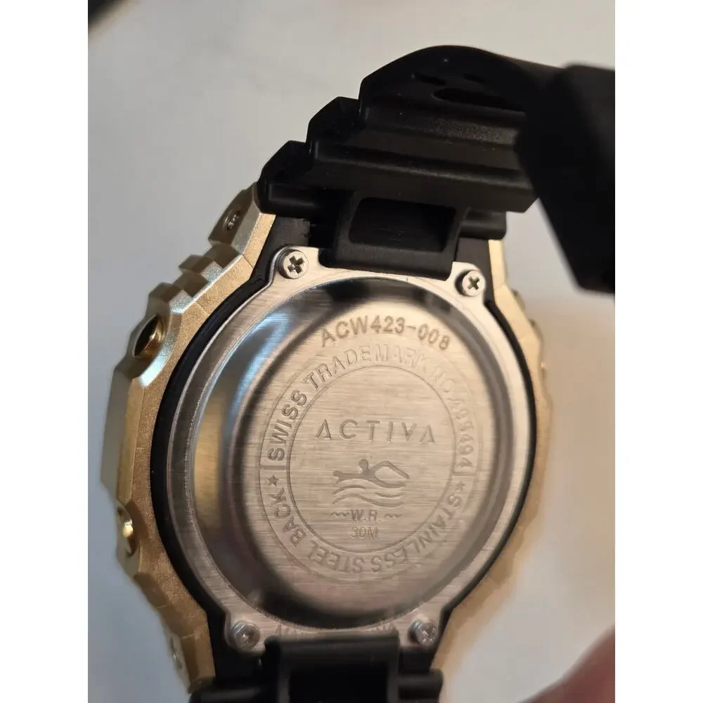 Activa X Invicta ACW423-008 Dual Time Tactical Sport Analog Digital Watch New